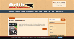 Desktop Screenshot of orlik-models.pl